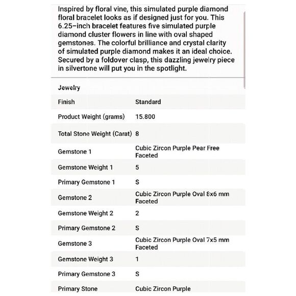 Purple Bracelet  - Picture 8 of 8